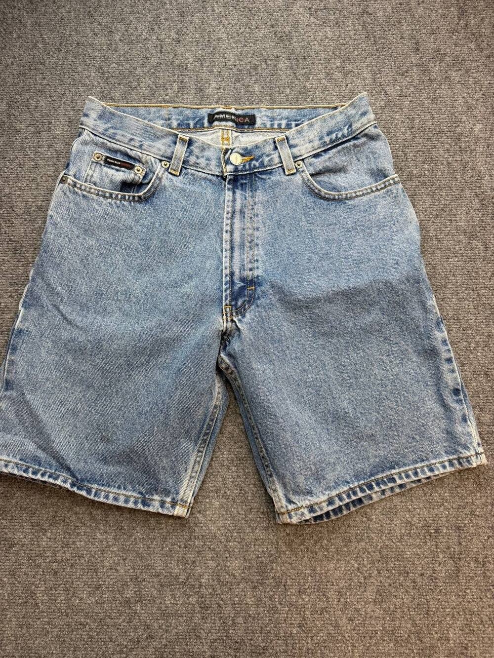 Vintage Y2K Perry Ellis America Men’s Size 30 Baggy Denim Shorts Jorts
